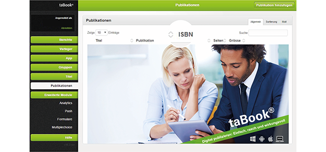 ISBN im taBook® CMS